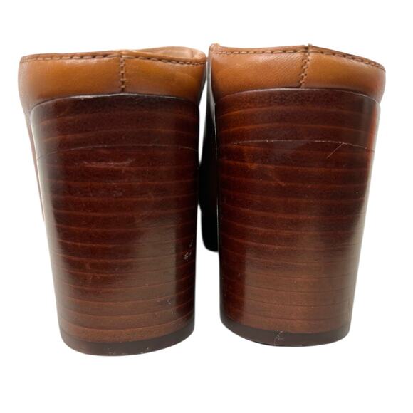 MADEWELL the Daisy Platform Mule in English Saddle Women’s Size 5 - Picture 10 of 13